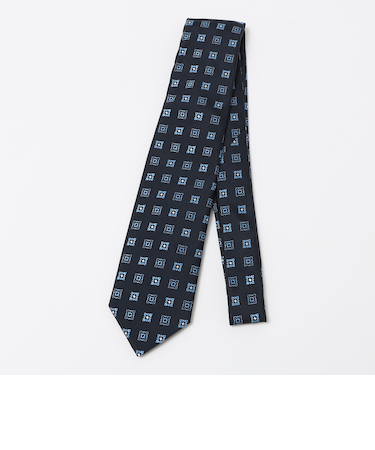 SHIPS: シルク スクエア ジャカード コモン ネクタイ