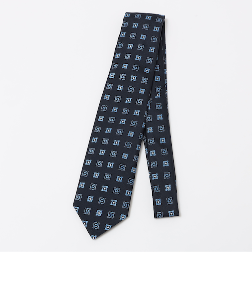 SHIPS: シルク スクエア ジャカード コモン ネクタイ