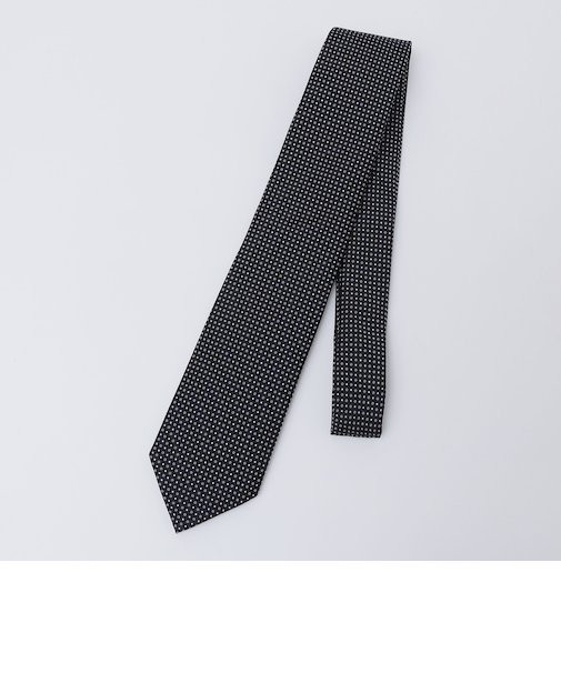 SHIPS: シルク マイクロドット ネクタイ
