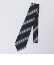 SHIPS: シルク ジャカード サテン ストライプ ネクタイ