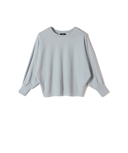 SHIPS Primary Navy Label:ICE FINE コットン ドルマン プルオーバー