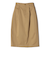 SHIPS Primary Navy Label:コットン チノ コクーン スカート: