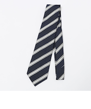 SHIPS: フォサッティ シルク コットン ストライプ ネクタイ
