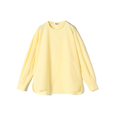【SHIPS別注】Nell:〈手洗い可能〉袖 フリル プルオーバー ブラウス
