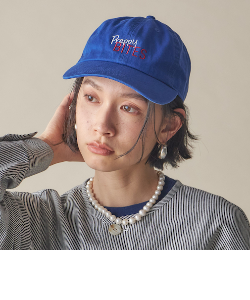 SHIPS NINE CASE:エンブロイダリー キャップ