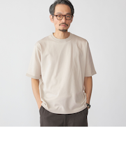 SHIPS:〈洗濯機可能〉18ゲージ ポリエステル ライト リラックス Tシャツ