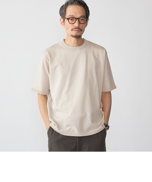 SHIPS:〈洗濯機可能〉18ゲージ ポリエステル ライト リラックス Tシャツ