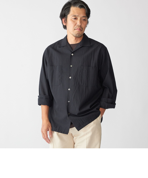 Southwick Gate Label: TW エンボス ロングスリーブ キャンプシャツ