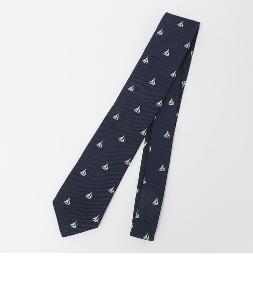 BREUER: シルク ジャカード マリン モチーフ ネクタイ