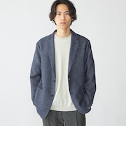 SHIPS: リネン×TEXBRID クルーネック ニット Tシャツ