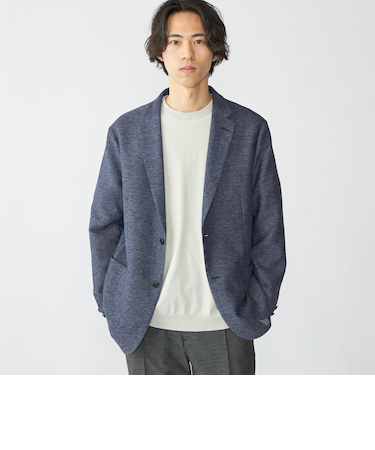 SHIPS: リネン×TEXBRID クルーネック ニット Tシャツ