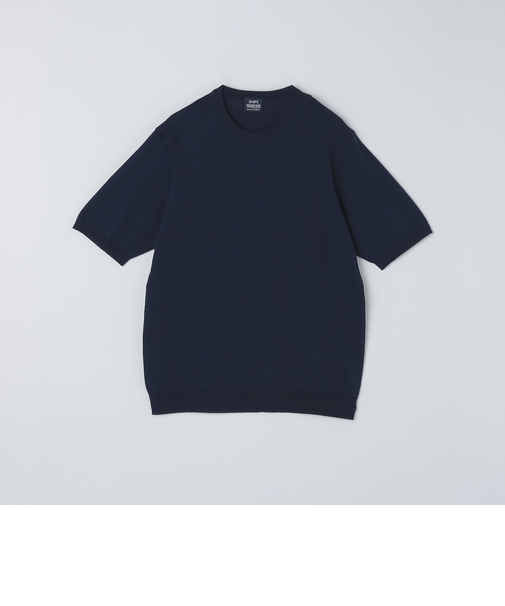 SHIPS: リネン×TEXBRID クルーネック ニット Tシャツ