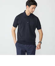 SHIPS: ICE COTTON ショートスリーブ ニットポロ