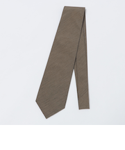 GALLIA: マット シルク ソリッド ネクタイ