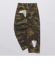 NOMARHYTHM TEXTILE: SIGN PRINT WORK PANTS