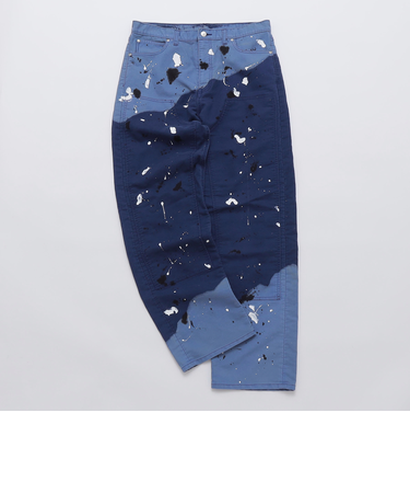 NOMARHYTHM TEXTILE: HAND DYED WORK PANTS