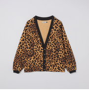 ILL180°: LEOPARD SWEAT CARDIGAN