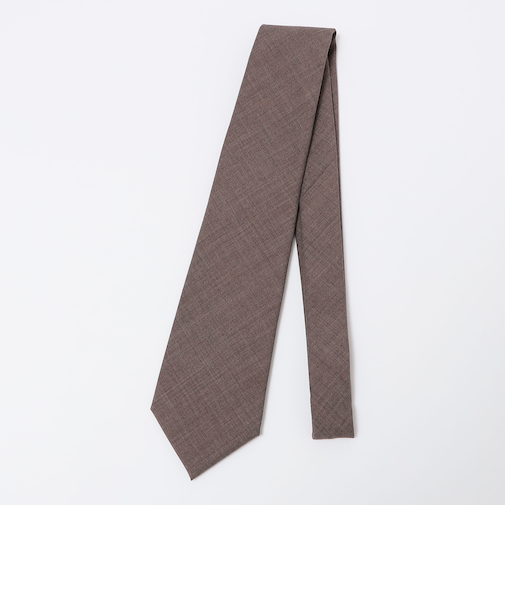 SHIPS: ウール ラスティック ソリッド ネクタイ