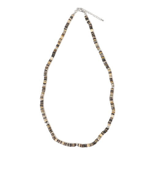 HELENA:MIX MATERIAL NECKLACE
