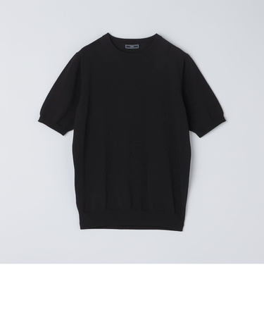 SHIPS: ICE COTTON クルーネック ショートスリーブ ニットTシャツ