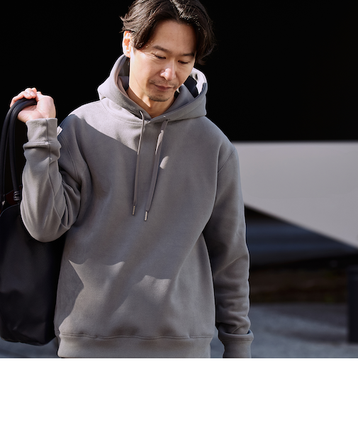 SHIPS:〈吸湿発熱〉モイスチャー プルオーバー パーカー