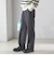 〈手洗い可能〉ストレート センタープレス トラウザーズ