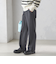 〈手洗い可能〉ストレート センタープレス トラウザーズ