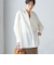 〈手洗い可能〉コットン ギャザー チュニック ブラウス
