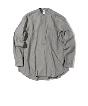 Southwick Gate Label: バンドカラー プルオーバー ハウンドトゥース ネルシャツ