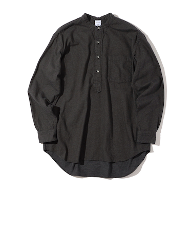 Southwick Gate Label: バンドカラー プルオーバー ハウンドトゥース ネルシャツ