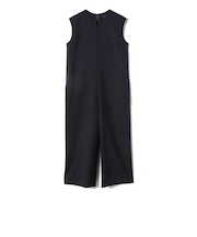 SHIPS Primary Navy Label:梳毛 ストライプ サロペット