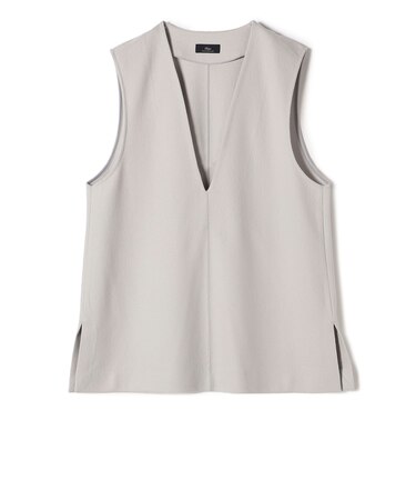 SHIPS Primary Navy Label:〈手洗い可能〉ウール ジャージー オーバー ベスト