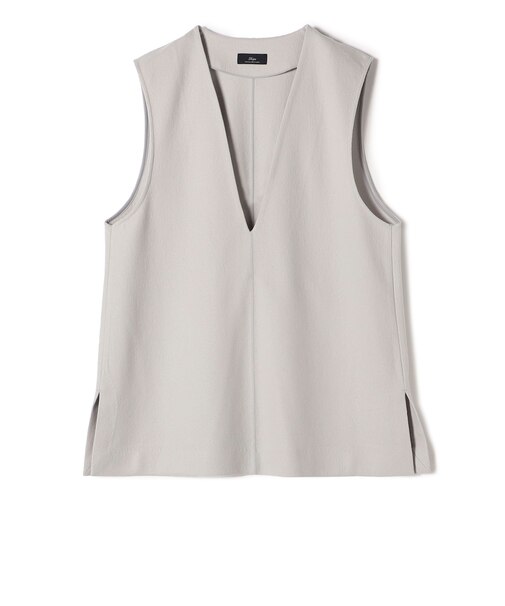 SHIPS Primary Navy Label:〈手洗い可能〉ウール ジャージー オーバー ベスト