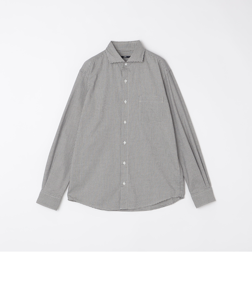 SHIPS: セミワイド ソリッド/ギンガム ビエラ シャツ