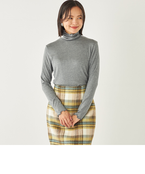 SHIPS Colors:デュアルウォーム ジャージー タートルネック