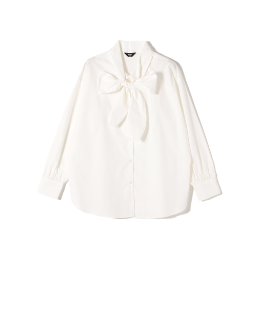 SHIPS Colors:〈手洗い可能〉コットン ボウタイ シャツ