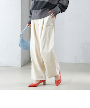 〈手洗い可能〉裾 ドロスト カーゴ パンツ 3