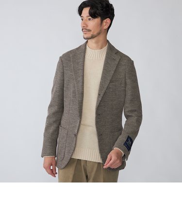 SHIPS: LANIFICIO ROMA メランジ ジャージー ジャケット