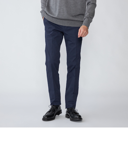 SHIPS: 〈手洗い可能〉ウォッシャブル コットン ツイル スラックス