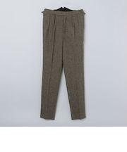 Fumiya Hirano THE TROUSERS: SavileRow ウール ツイード パンツ