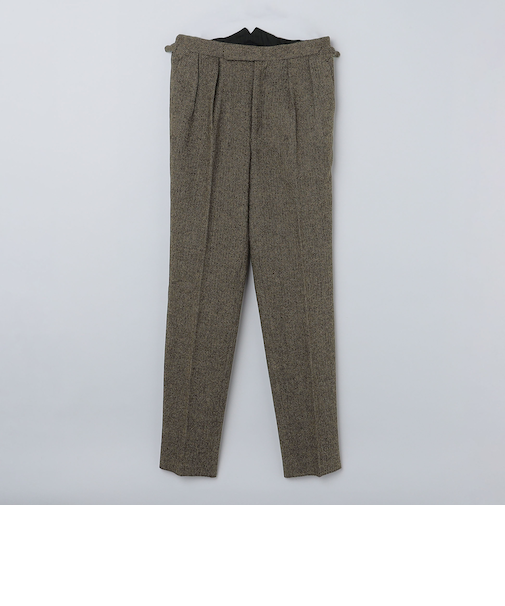Fumiya Hirano THE TROUSERS: SavileRow ウール ツイード パンツ