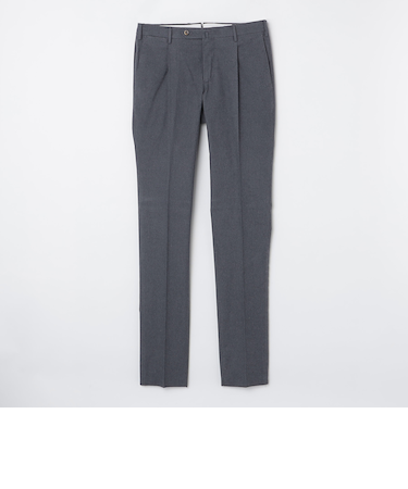 PT TORINO: コットン フランネル 無地 スラックス パンツ