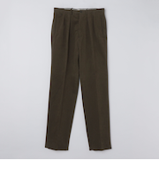 BERNARD ZINS: HUBERT コットン ツープリーツ トラウザーズ