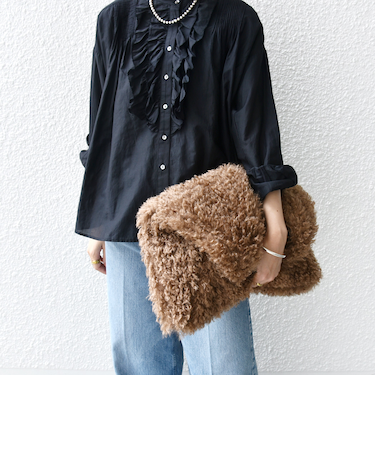 【WEB限定】フェイク ファー バッグ