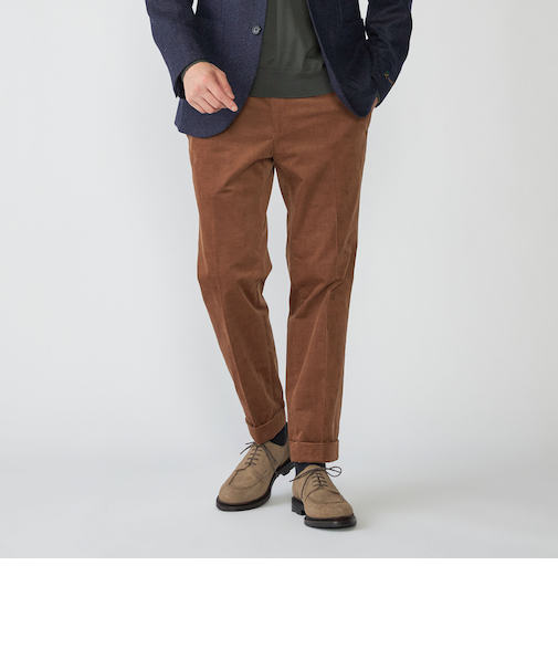 SHIPS: DUCA VISCONTI ブロークンコーデュロイ スラックス