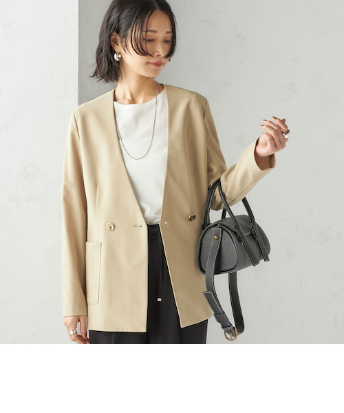 シアー ノーカラー ジャケット｜ユナイテッドアローズ アウトレットの