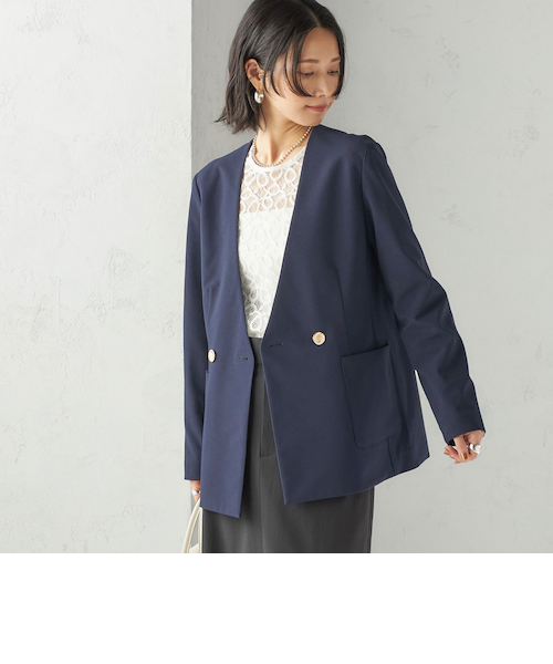 シアー ノーカラー ジャケット｜ユナイテッドアローズ アウトレットの