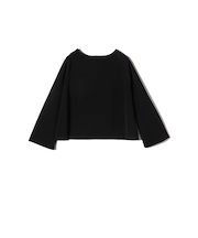 SHIPS Primary Navy Label:〈手洗い可能〉ミラノリブ フレア プルオーバー