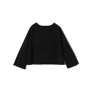 SHIPS Primary Navy Label:〈手洗い可能〉ミラノリブ フレア プルオーバー