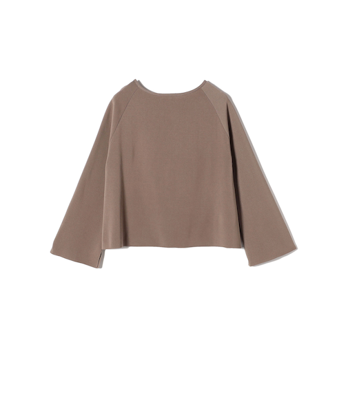 SHIPS Primary Navy Label:〈手洗い可能〉ミラノリブ フレア プルオーバー